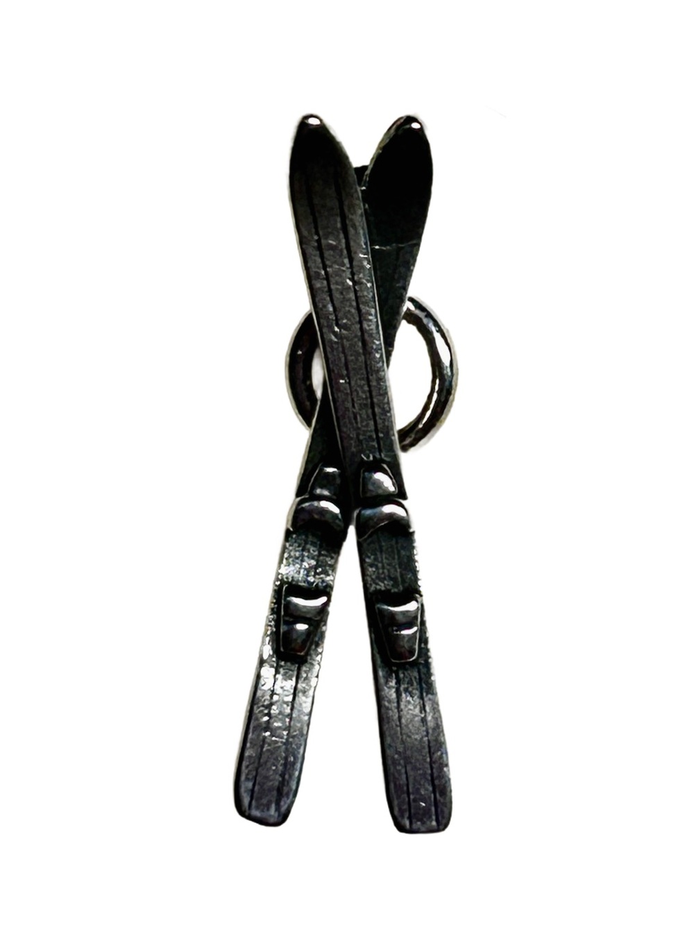 James Avery ~ Vintage (90’s)~ Retired ~ Winter Snow Skis Sterling Silver Charm